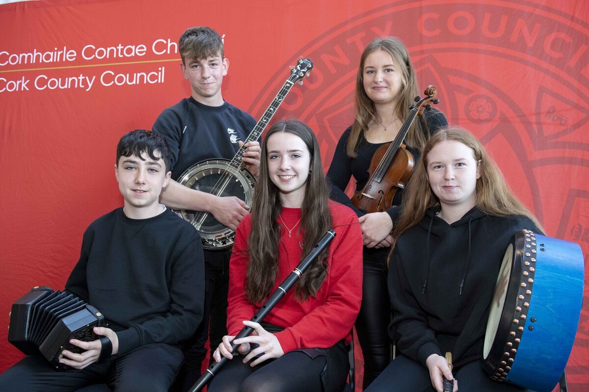 Members of Newcestown Comhaltas who entertained the guests at the County Mayor’s Community Awards. Picture: Brian Lougheed Members of Newcestown Comhaltas who entertained the guests at the County Mayor’s Community Awards. Picture: Brian Lougheed