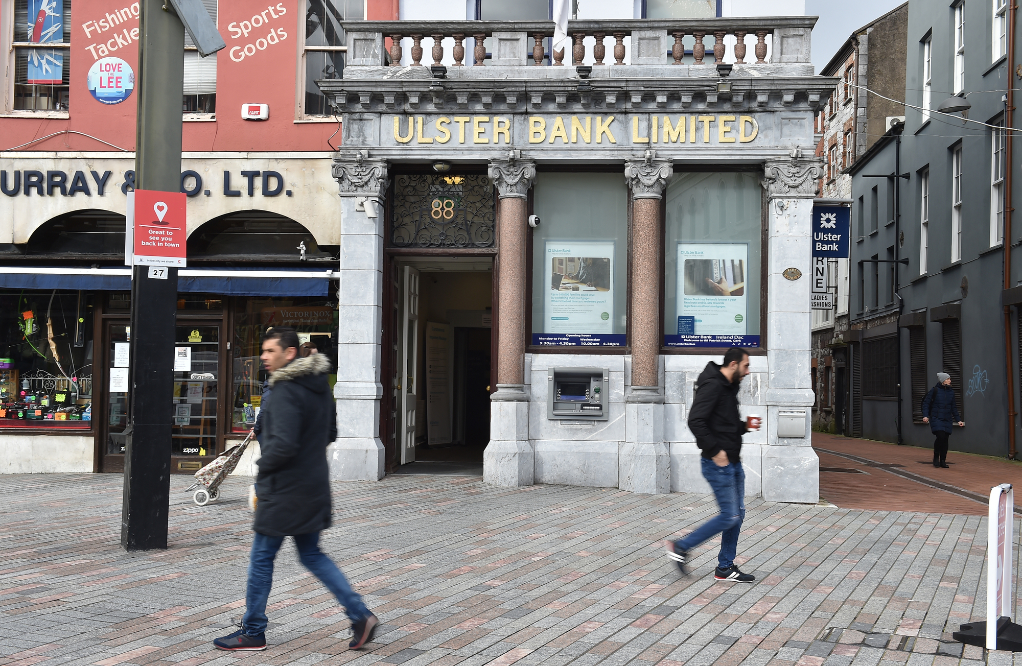 Remaining Ulster Bank branches in Cork and across the country to close today