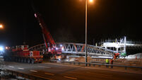 WATCH: See Cork's newest bridge lifted into place