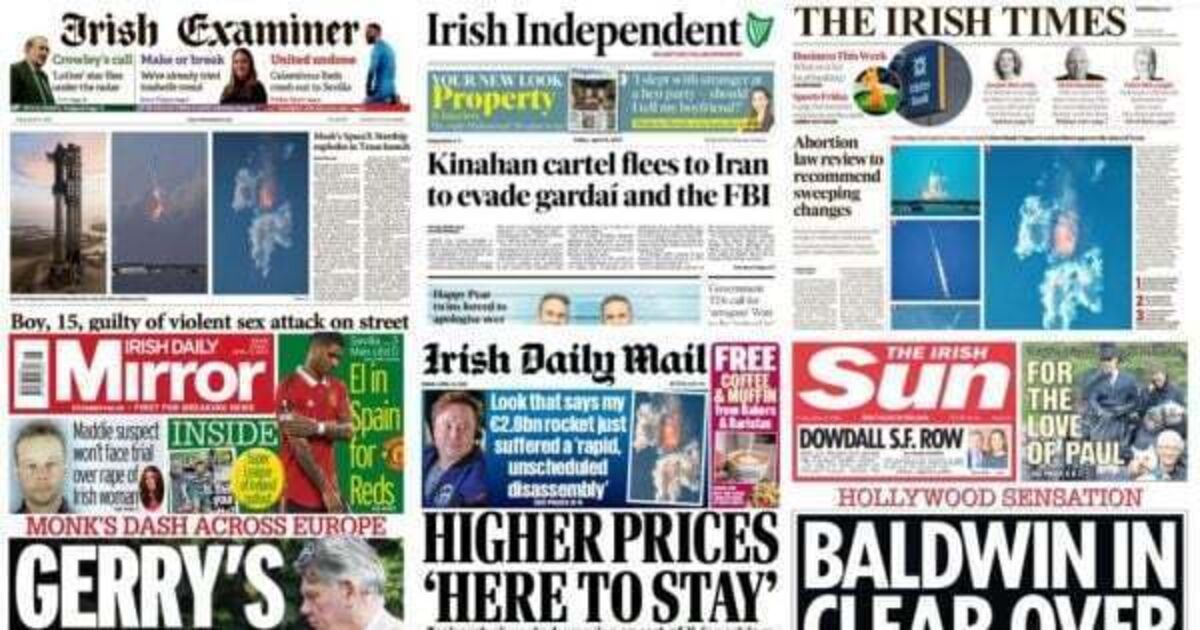 What the papers say: Friday's front pages - Vimarsana News