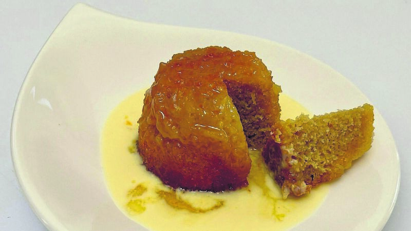 Recipe: Baked Golden Syrup and Lemon Puddings with Brandy