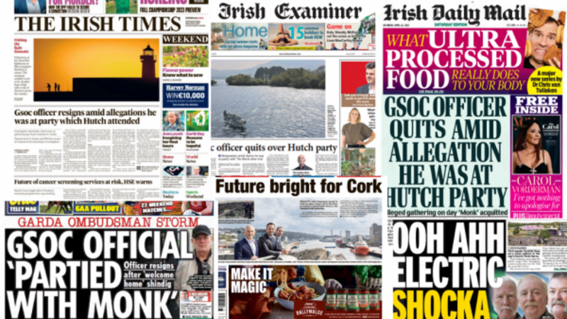 What the papers say: Saturday's front pages