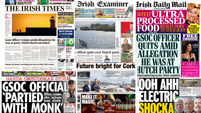 What the papers say: Saturday's front pages