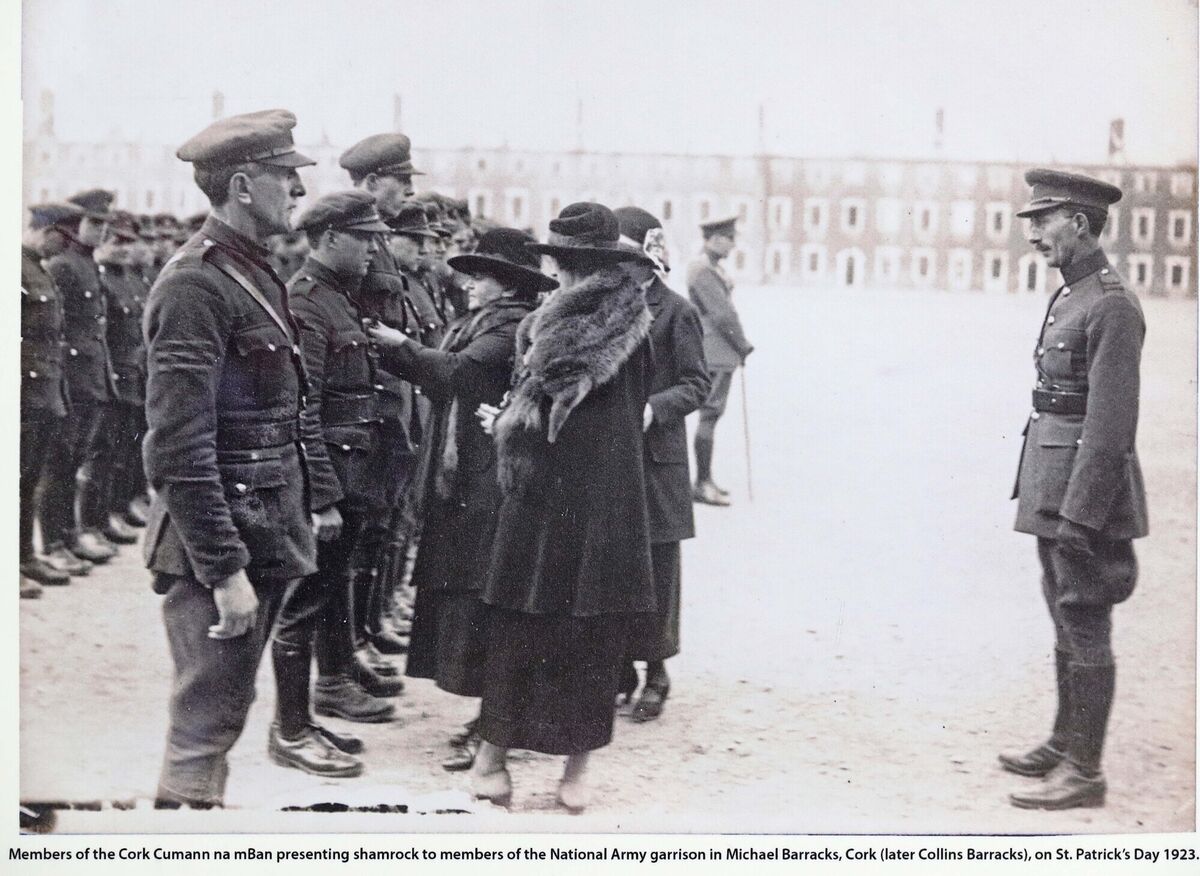  Cumann na mBan image at Collins Barracks in 1923.