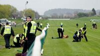 Number of arrests made after protesters try to stop Scottish Grand National