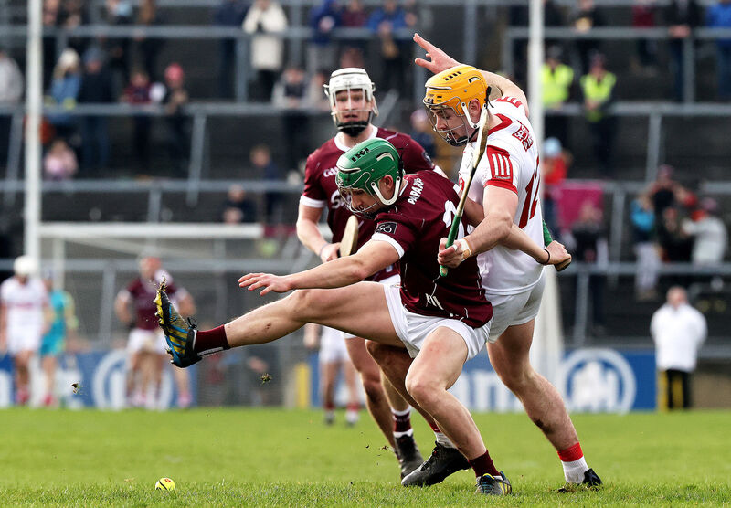 Galway's Jack Grealish and Sean Twomey of Cork battling in the league. Picture: INPHO/Bryan Keane Galway's Jack Grealish and Sean Twomey of Cork battling in the league. Picture: INPHO/Bryan Keane