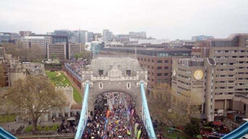 In Pictures: London Marathon sees 48,000 runners hit the streets