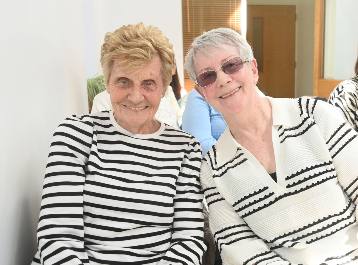 Sisters Anne Kiely and Rita Cashman at the Over 60s concert at St Brendan's, The Glen, Senior Citizens Day Centre, Cork, organised by Paddy O'Brien. Pic Larry Cummins Sisters Anne Kiely and Rita Cashman at the Over 60s concert at St Brendan's, The Glen, Senior Citizens Day Centre, Cork, organised by Paddy O'Brien. Pic Larry Cummins