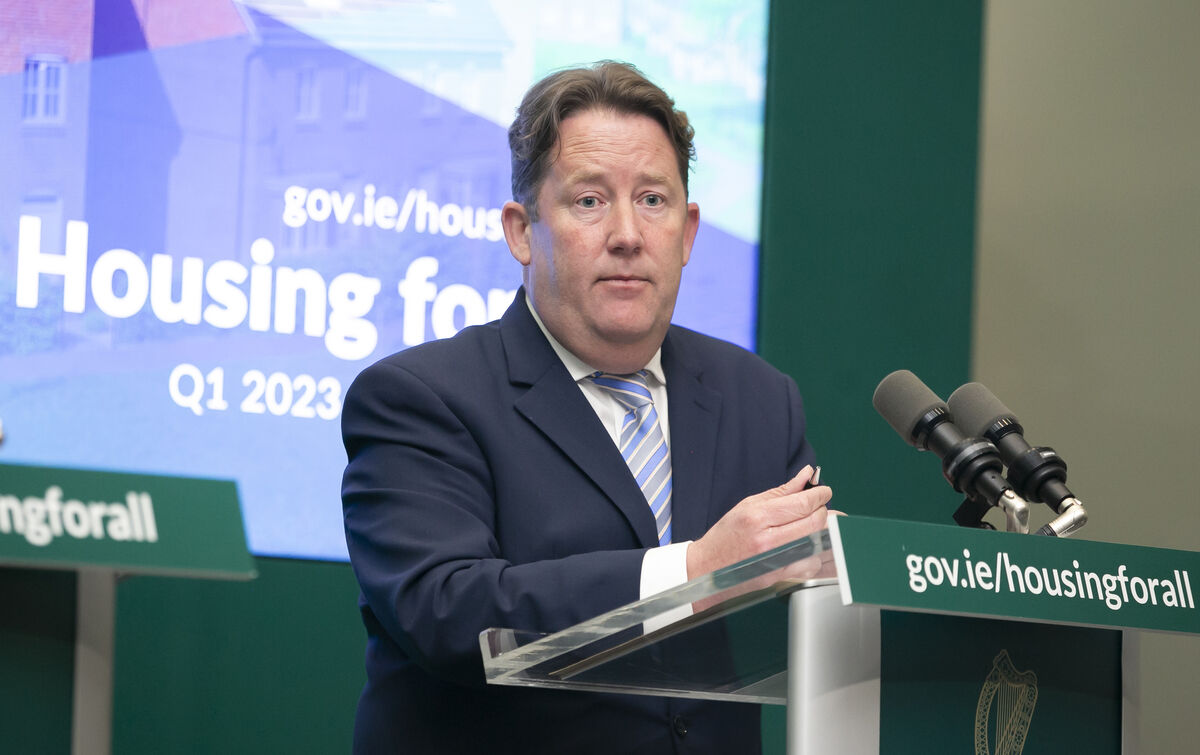 arragh O’Brien Minister for Housing, Local Government and Heritage at a Media Briefing on Housing for All in Government Buildings this afternoon. arragh O’Brien Minister for Housing, Local Government and Heritage at a Media Briefing on Housing for All in Government Buildings this afternoon.