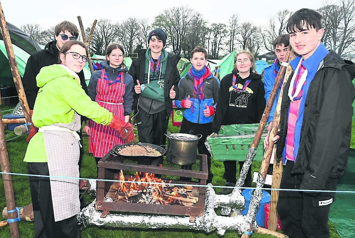 Scouts from 80th Cork Little Island at the All Cork county scouting shield at the Cork showgrounds over the weekend. Picture; Eddie O'Hare Scouts from 80th Cork Little Island at the All Cork county scouting shield at the Cork showgrounds over the weekend. Picture; Eddie O'Hare