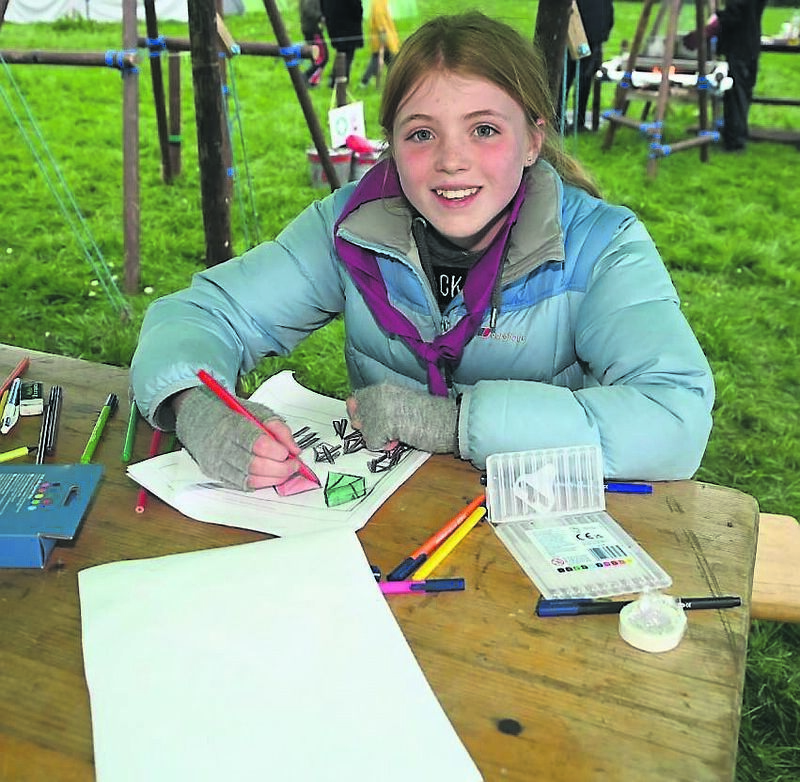 Alicia Moore, 2nd Cork Ballyphehane at the All Cork county scouting shield at the Cork showgrounds over the weekend. Picture; Eddie O'Hare