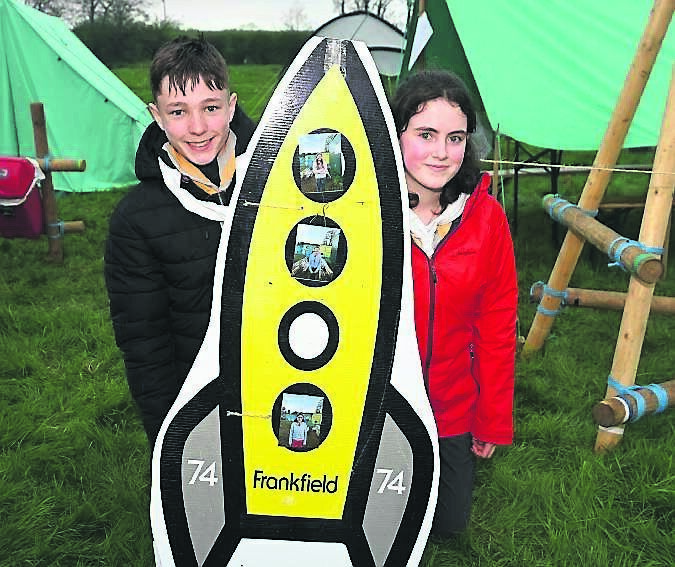 Aidan O'Reilly and Maeve McLean fom 74th Cork Frankfield at the All Cork county scouting shield at the Cork showgrounds over the weekend. Picture; Eddie O'Hare