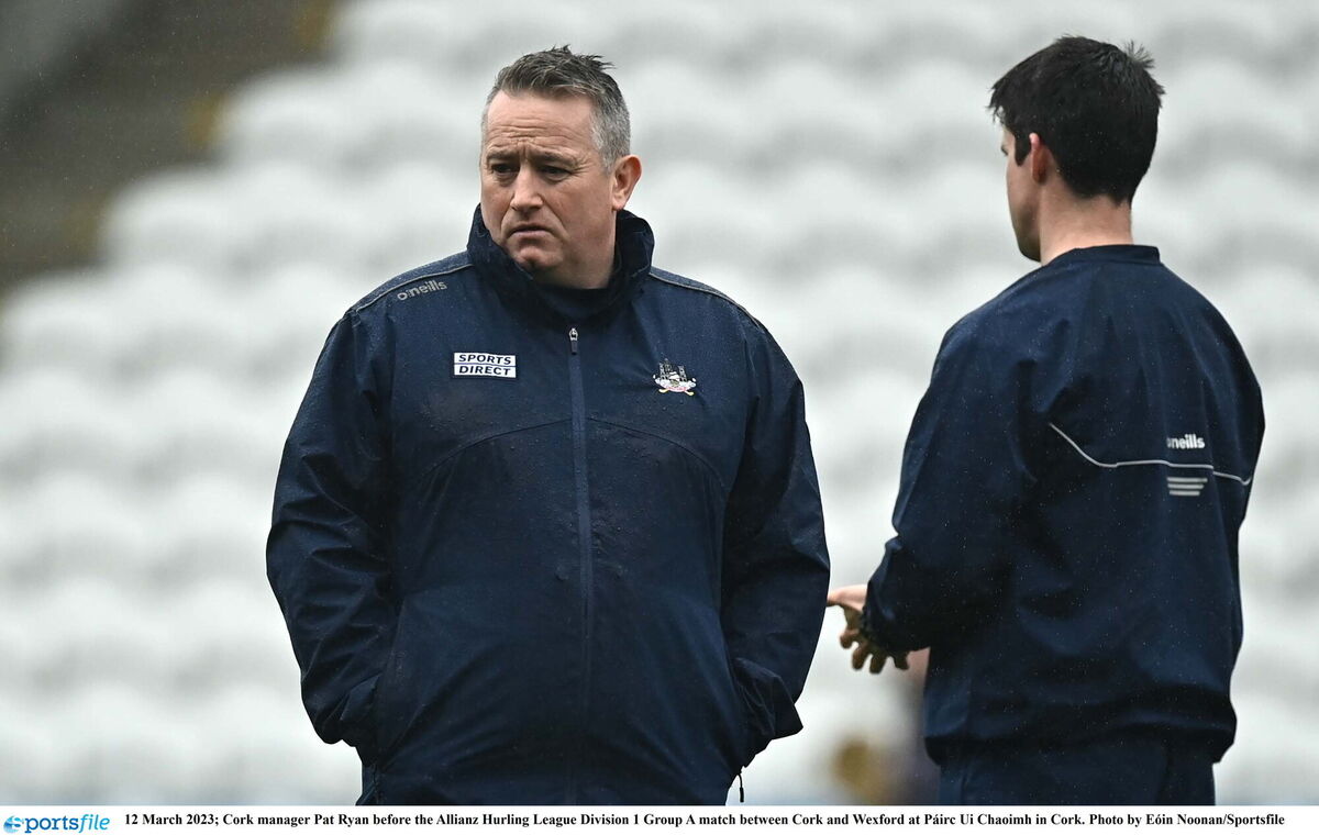 Cork manager Pat Ryan at Páirc Uí Chaoimh. Picture: Eóin Noonan/Sportsfile