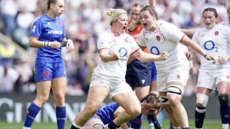 England hold off France fightback to clinch Grand Slam in front of record crowd