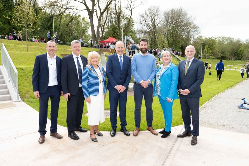 Pictured at the official opening of the Cork City to Passage West Greenway Phase 1 last week were Pictured at the official opening of the Cork City to Passage West Greenway Phase 1 last week were