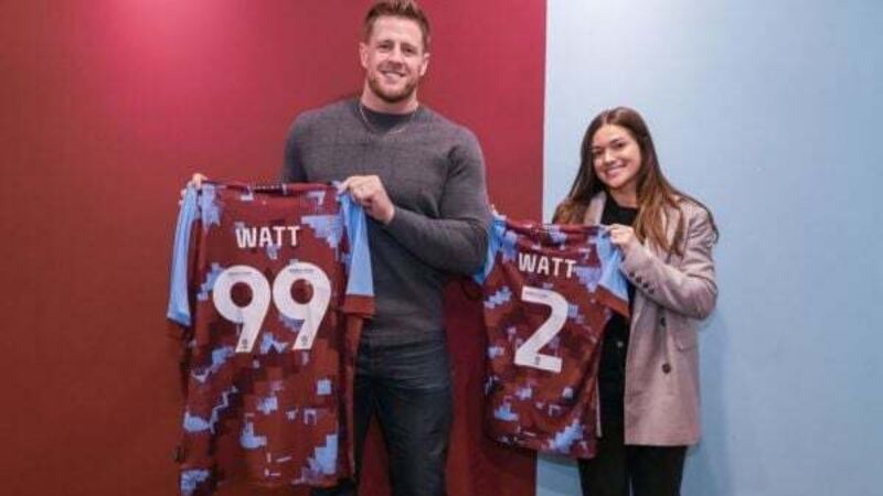 Former NFL star JJ Watt and ex-USA forward Kealia Watt invest in Burnley