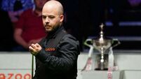 Luca Brecel opens up five-frame lead over Mark Selby in World Championship final