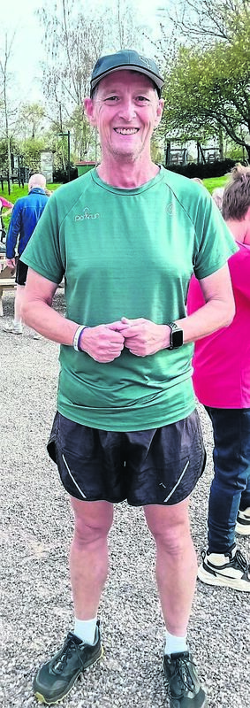 Alan Payne at the Mallow Castle weekly Saturday morning fun-run. He is from South Africa and has completed 325 park runs worldwide! Alan Payne at the Mallow Castle weekly Saturday morning fun-run. He is from South Africa and has completed 325 park runs worldwide!