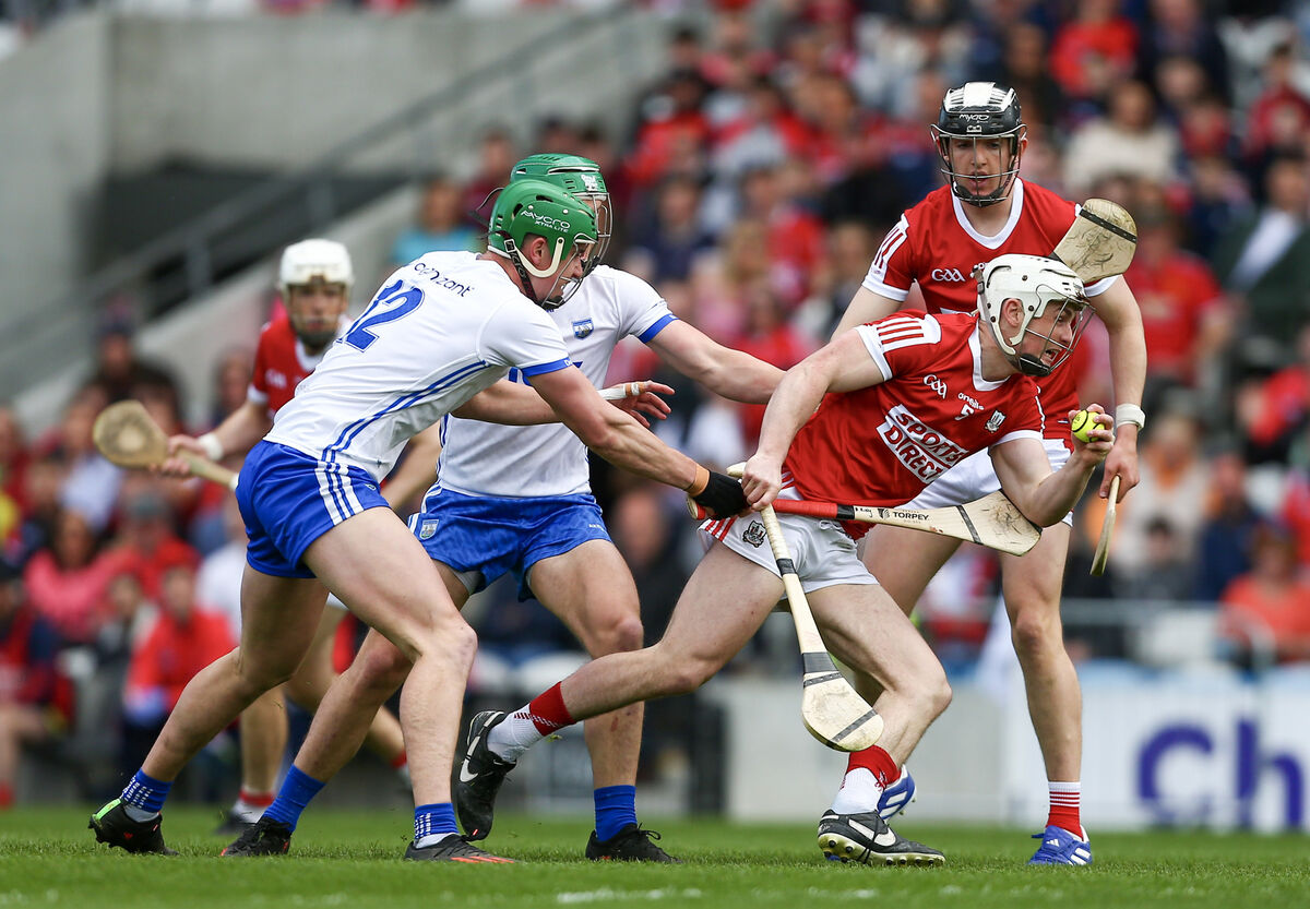 Cork's Tommy O’Connell in action against Waterford’s Mikey Kiely. Picture: INPHO/Ken Sutton Cork's Tommy O’Connell in action against Waterford’s Mikey Kiely. Picture: INPHO/Ken Sutton