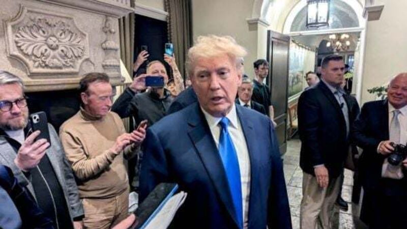 Trump: Impasse over post-Brexit trade in Northern Ireland ‘tough to resolve’ Trump: Impasse over post-Brexit trade in Northern Ireland ‘tough to resolve’