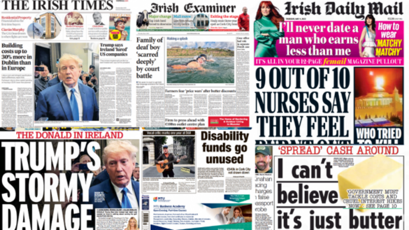 What the papers say: Thursday's front pages