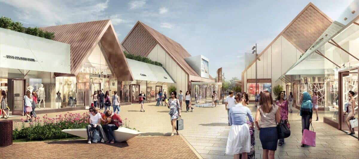 An artists impression of the proposed retail village for Carrigtwohill. An artists impression of the proposed retail village for Carrigtwohill.