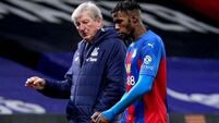 He wasn’t moaning about being substituted, Roy Hodgson defends Wilfried Zaha