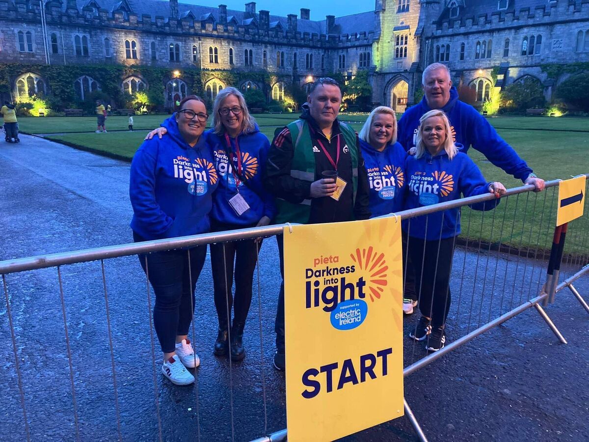 Some of the UCC Committee that organised Darkness into Light 2023 for Pieta. 