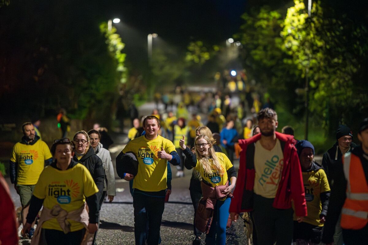  Hundreds of walkers participated in the Kinsale Darkness into Light walk. Picture: John Allen