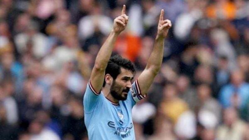 Ilkay Gundogan double sinks Leeds as Man City survive late scare Ilkay Gundogan double sinks Leeds as Man City survive late scare