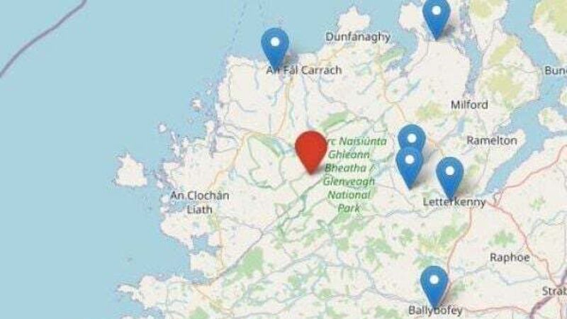 Earthquake felt in parts of Co Donegal