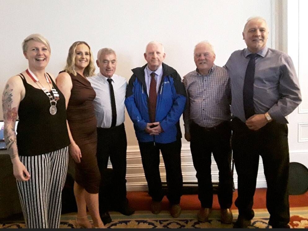 Cork Boxing: Aine McLaughlin, Nicola Murphy, Tommy Kelleher, Michael O'Brien and Derry McCarthy with Conal Thomas. Cork Boxing: Aine McLaughlin, Nicola Murphy, Tommy Kelleher, Michael O'Brien and Derry McCarthy with Conal Thomas.