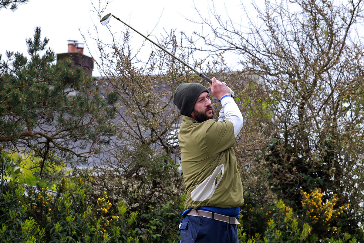 Dean O'Riordan (Fermoy) in action in the Boylesports Lee Valley Scratch Cup. Picture: Niall O'Shea