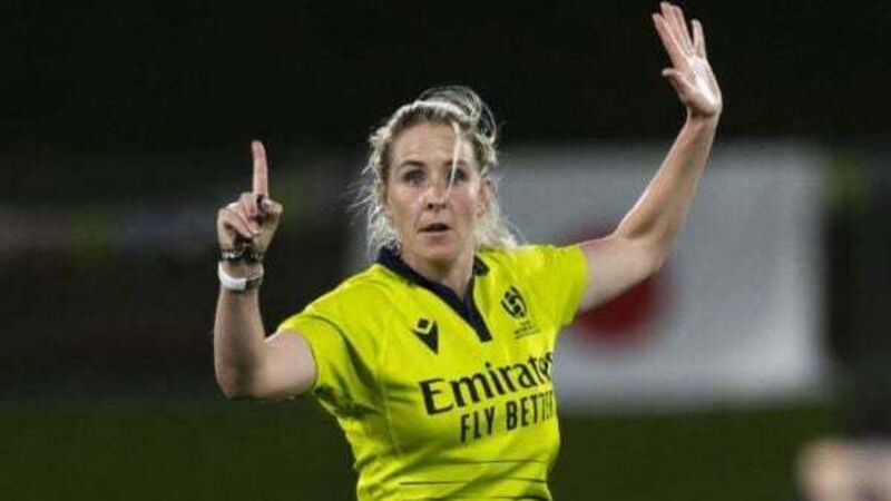 Joy Neville to make history as first woman to officiate at men’s Rugby World Cup Joy Neville to make history as first woman to officiate at men’s Rugby World Cup
