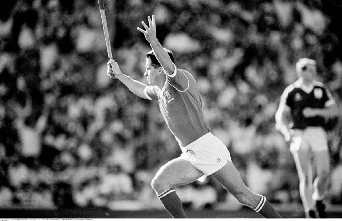John Fitzgibbon on the goal trail against Galway in 1990. Picture: Ray McManus/SPORTSFILE