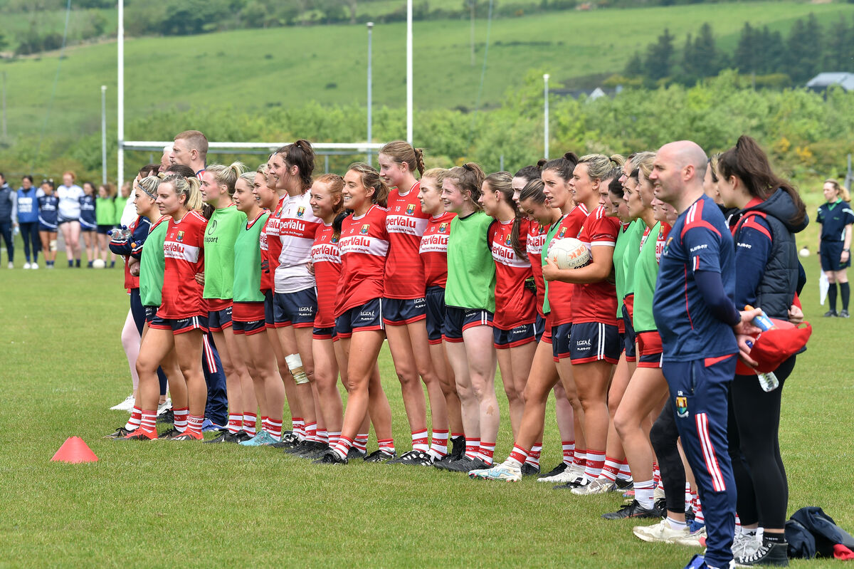 The Cork team who played Waterford in their Munster LGFA senior football championship Round 3 at Clonakilty, West Cork. Picture Dan Linehan