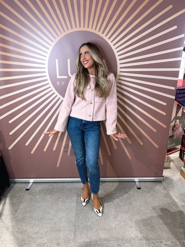 Lisa Jordan who is behind Luna by Lisa, a hugely successful makeup and beauty brand.