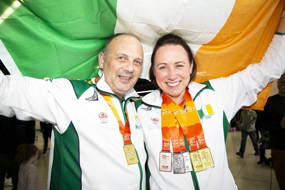Athletes Mairead O’Mahony and Pat O’Sullivan from Mallow. Picture: Gareth Chaney