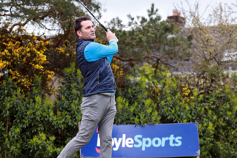 Gary O'Flaherty (Cork) in action in the Boylesports Lee Valley Scratch Cup. Picture: Niall O'Shea