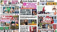 What the papers say: Saturday's front pages