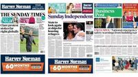 What the papers say: Sunday's front pages