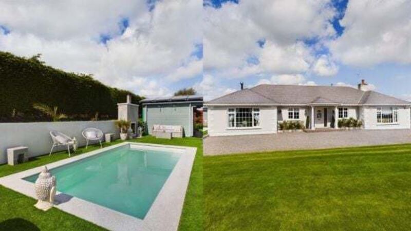 Irish bungalow with Love Island-style swimming pool on sale for €560,000