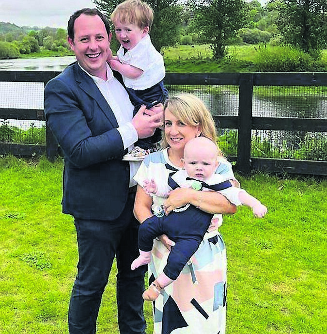 Celine and Peter Horgan with their children Theo (18 months) and Charlie (four). Celine and Peter Horgan with their children Theo (18 months) and Charlie (four).
