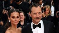 Jude Law and Alicia Vikander lead stars at premiere of Firebrand in Cannes