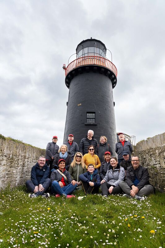 Tour Guides and Visitors pictured on a tour of Ballycotton Lighthouse with Ballycotton Sea Adventures. Picture: Michael O'Sullivan /OSM PHOTO Tour Guides and Visitors pictured on a tour of Ballycotton Lighthouse with Ballycotton Sea Adventures. Picture: Michael O'Sullivan /OSM PHOTO