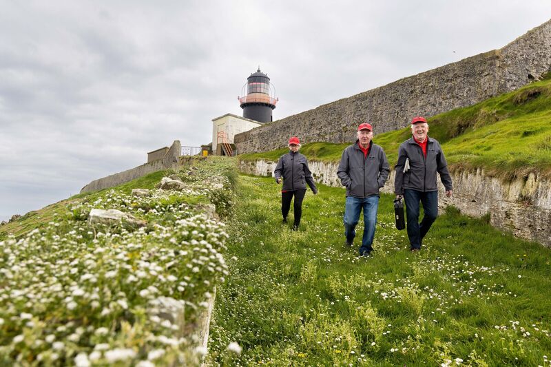 Ballycotton Sea Adventures Tour Guides: Claire Whelan, John Archer, and Eddie Fitzgerald (also a former Lighthouse Keeper). Picture: Michael O'Sullivan /OSM PHOTO Ballycotton Sea Adventures Tour Guides: Claire Whelan, John Archer, and Eddie Fitzgerald (also a former Lighthouse Keeper). Picture: Michael O'Sullivan /OSM PHOTO