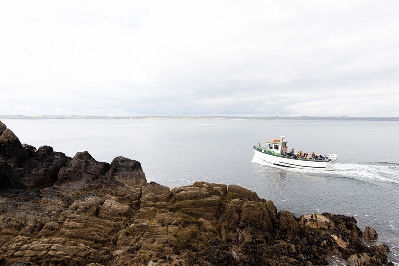 A Tour Group pictured returning to the mainland after a tour of Ballycotton Lighthouse with Ballycotton Sea Adventures. A Tour Group pictured returning to the mainland after a tour of Ballycotton Lighthouse with Ballycotton Sea Adventures.