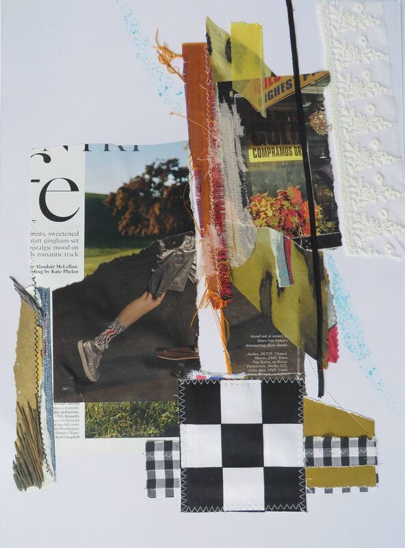One of Jenny's collages. One of Jenny's collages.