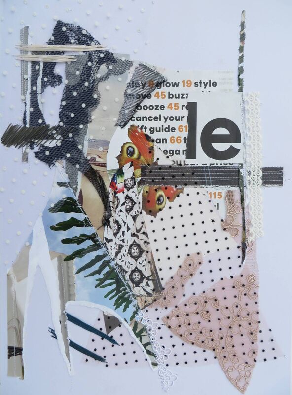One of Jenny's collages. One of Jenny's collages.