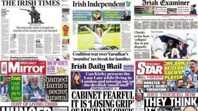What the papers say: Wednesday's front pages